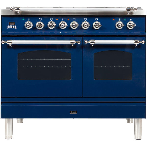 ILVE Nostalgie Series 40" 4 cu. ft. Freestanding Dual Fuel Range with